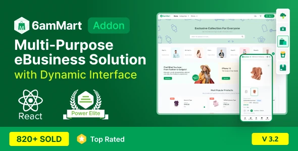 6amMart – React User Website